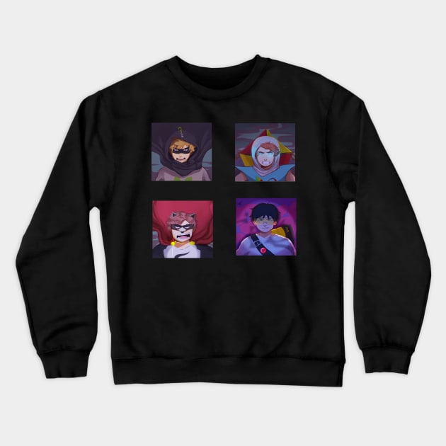 Super Boys! Crewneck Sweatshirt by emilyartstudios